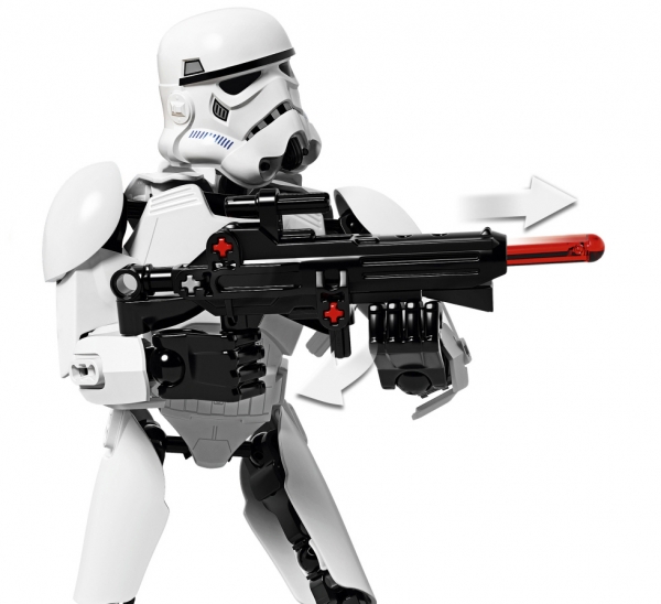 LEGO Star Wars Stormtrooper Commander mit Blaster Kinder Spielzeugfigur NEU 