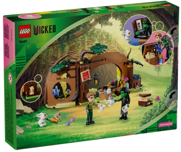 Box Rückseite: LEGO Wicked 75687 Elphabas Versteck