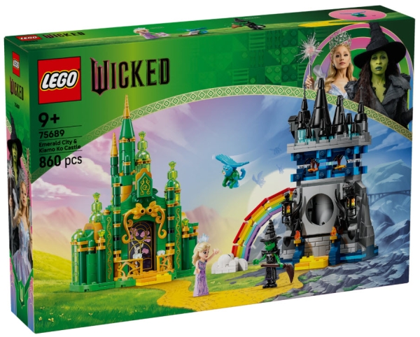 Verpackung: LEGO Wicked 75689 Emerald City & Kiamo Ko Castle
