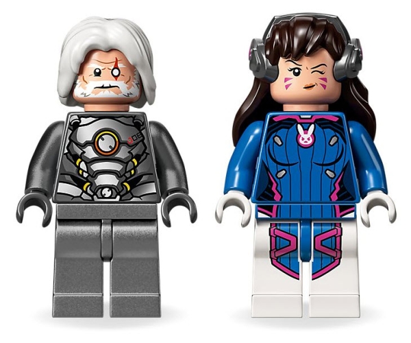 Minifiguren: LEGO Overwatch 75973 D.Va & Reinhardt