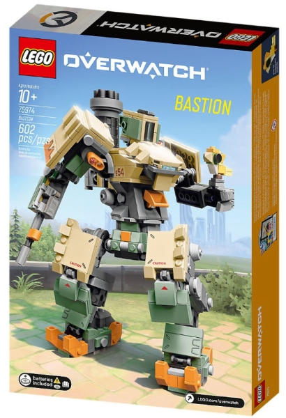 Box Rückansicht: LEGO Overwatch 75974 Bastion