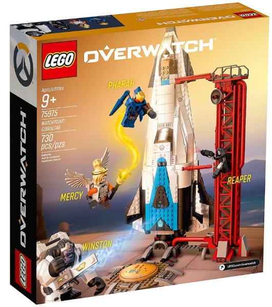 Box Rückansicht: LEGO Overwatch 75975 Watchpoint: Gibraltar