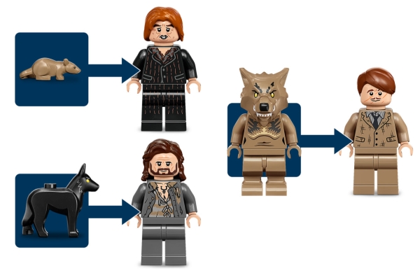 Detail 1: LEGO Harry Potter 76407 Heulende Hütte und Peitschende Weide