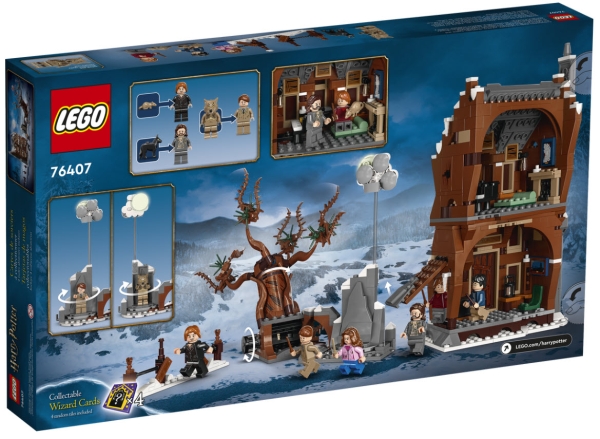 Box Rückseite: LEGO Harry Potter 76407 Heulende Hütte und Peitschende Weide