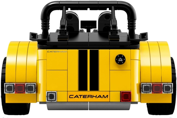 LEGO Ideas 21307 Caterham Seven 620R, Heckansicht