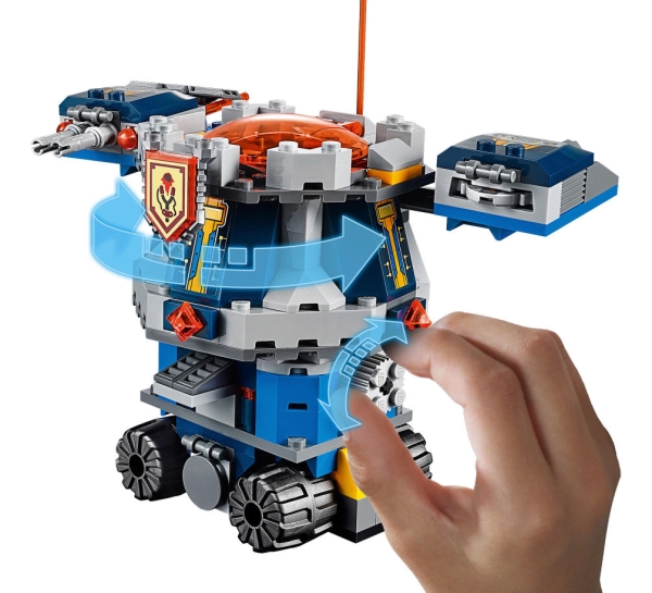 LEGO Nexo Knights 70322 Axls rollender Wachturm, Detail 2