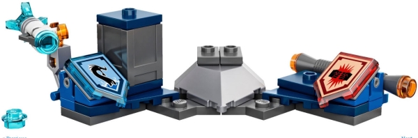 LEGO Nexo Knights 70337 Ultimativer Lance, Kraftschilder