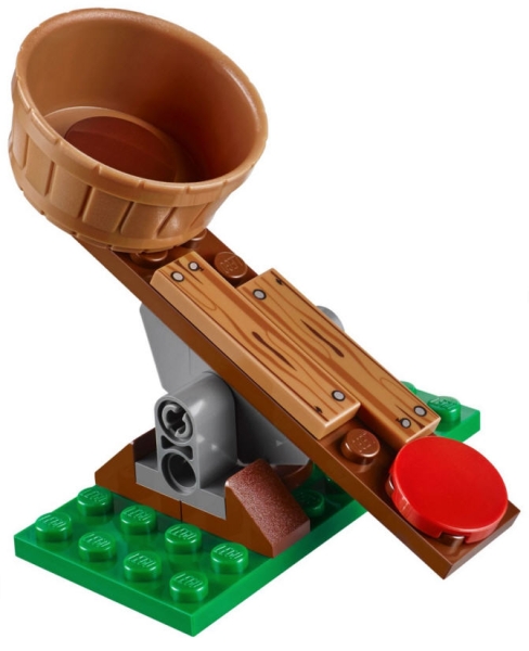 LEGO Angry Birds 75822 Piggy Plane Attack, Katapult