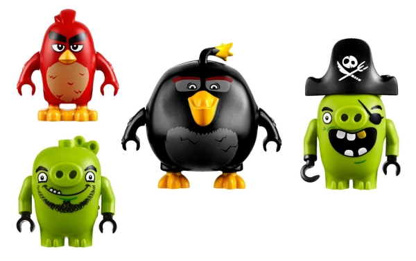 LEGO Angry Birds 75825 Piggy Pirate Ship, Figuren