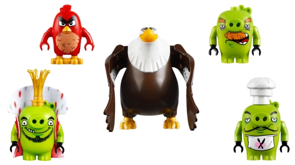 LEGO Angry Birds 75826 King Pigs Castle, Figuren