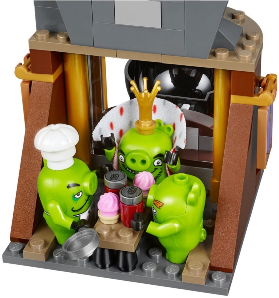 LEGO Angry Birds 75826 King Pigs Castle, Innenansicht
