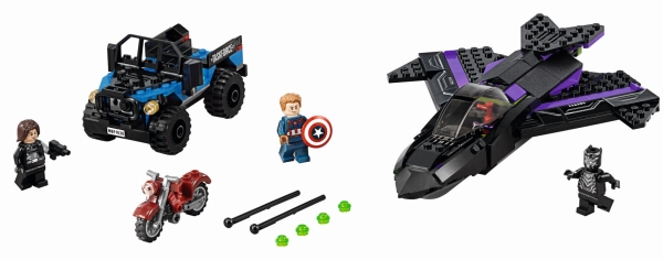 LEGO Super Heroes 76047 Jagd auf Black Panther, Inhalt