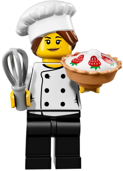 LEGO Minifiguren Serie 17 71018-03 Sterneköchin